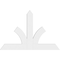 Ekena Millwork Richland Architectural Grade PVC Gable Bracket, 60"W x 40"H x 2"D x 6"F, 16/12 Pitch GBP060X40X0206RIC00 - alternate 4